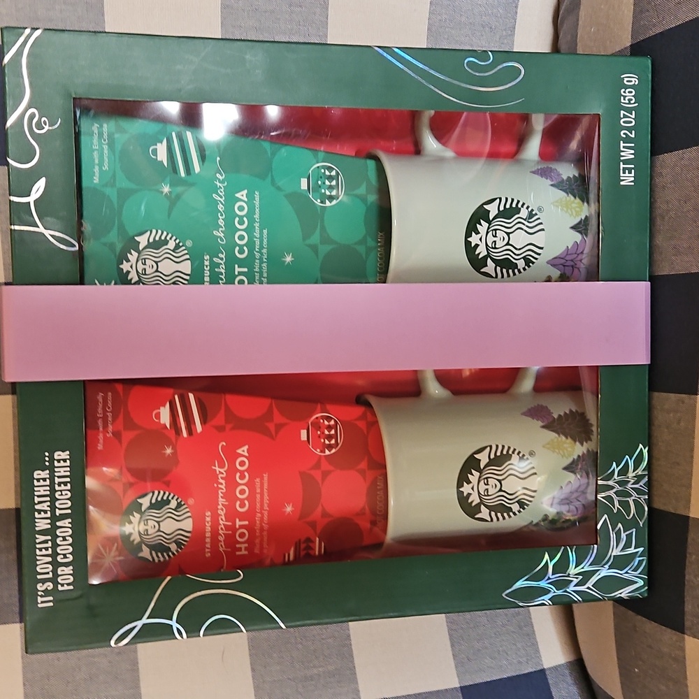 Starbucks Cocoa Tumbler Set NIB